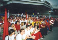 fotografie z Evropské soutěže v poskytování první pomoci - FACE 2003