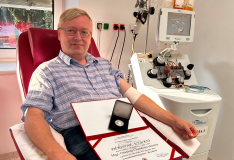 Rekord: 630 čestných darů krve a jejích složek!