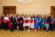 Plakety prof. Haška předány dárcům kostní dřeně