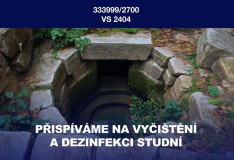 Příspěvek na čištění studní zasažených povodní 2024