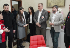 Obnova činnosti Červeného kříže v ukrajinské Poltavě