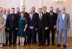 Přijetí dárců krve na Hradě pražském