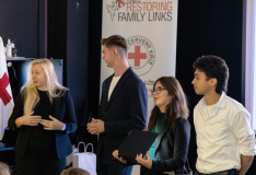 O Pátrací službě ČČK se studenty Gymnázia nad Alejí