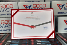 Respirátory pro Slovenský červený kříž