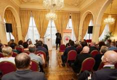 Plakety Dar krve - dar života a plakety A.Šťastného předány